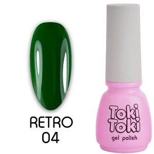 Гель лак TOKI TOKI   Retro № 04, 5 мл